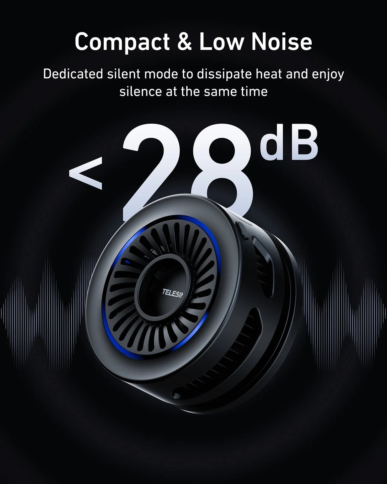 TELESIN Magnetic Phone Cooler Pro