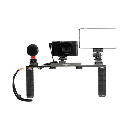 Saramonic VGM Smartphone / Camera Vlogging & Video Kit w/ Stabilizing Grips, Accessory Mounts & Vmic Mini Mic