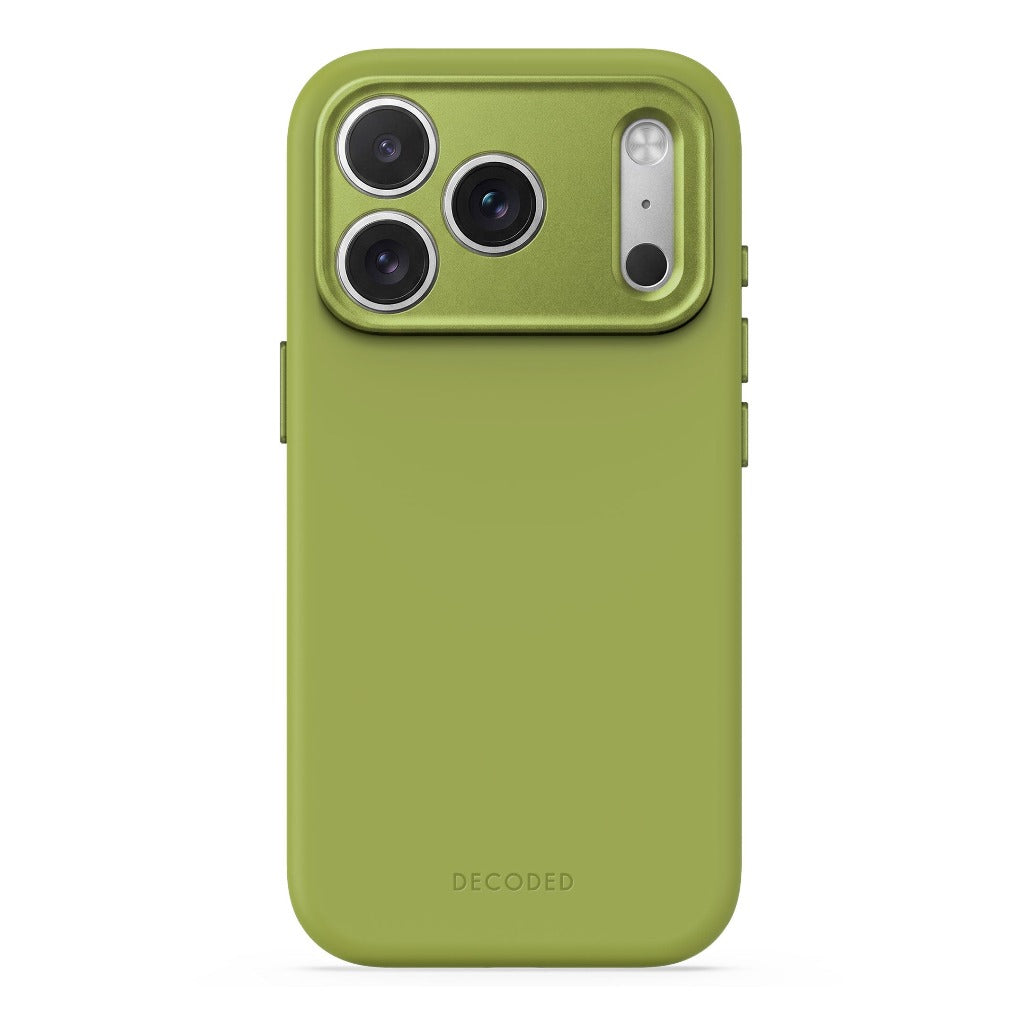 Decoded AntiMicrobial Silicone Case - Moss Green - iPhone 18 Pro/18 Pro Max