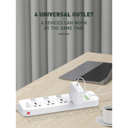 LDNIO 4 AC Outlets Universal Power Strip - SC4408