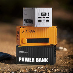 WOPOW PD35 50000mah Container Digital Screen Display PD 22.5W Fast Charging Power Bank