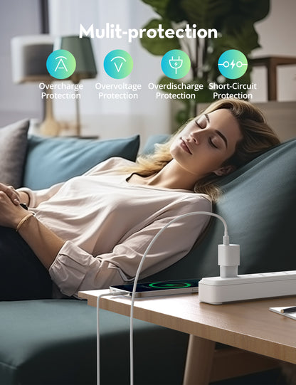 RAVPower 30W GaN Tech PD USB-C Wall Charger EU Plug - RP-PC1056