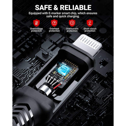 ACEFAST Braided 30W USB-C to Lightning Charging Data Cable