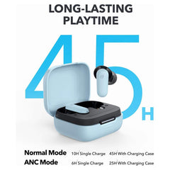 Anker Soundcore P30i Noise Cancelling Earbuds Powerful Bass 45H Playtime 2-in-1 Case and Phone Stand IP54 Water Resistant