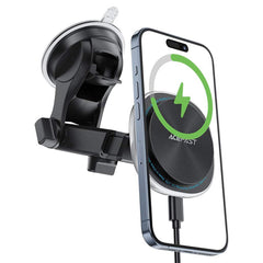 Acefast D42 MagSafe Fast Wireless Charger and Holder for Dashboard