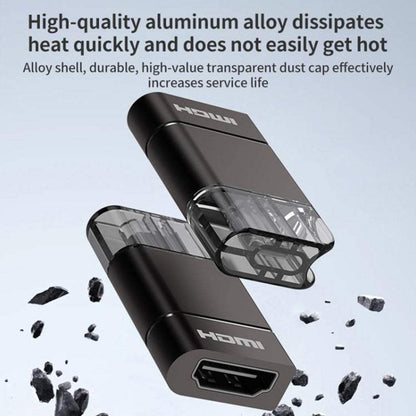 Aluminum 4K OTG HDMI to USB-C Adapter Lightweight and Portable