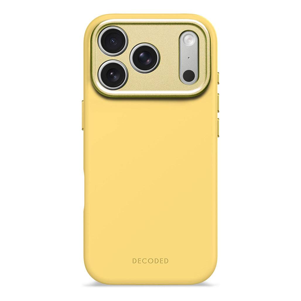 Decoded Silicone Case For iPhone 17 Pro - Yuma Yellow