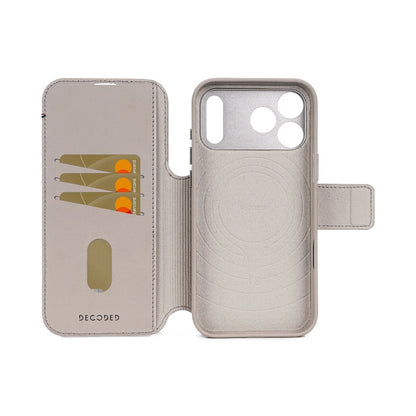 Decoded Leather Detachable Wallet Case | Solid Clay | iPhone 17 Pro / iPhone 17 Pro  Max