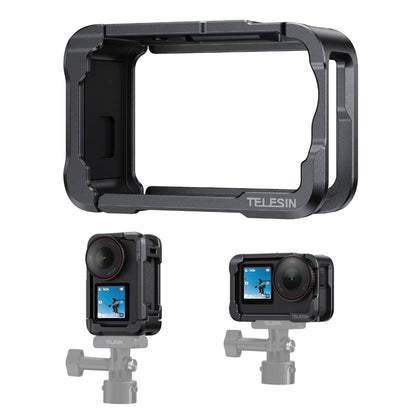 Telesin Metal Cage Kit with Lens Cap for DJI Osmo Action 6