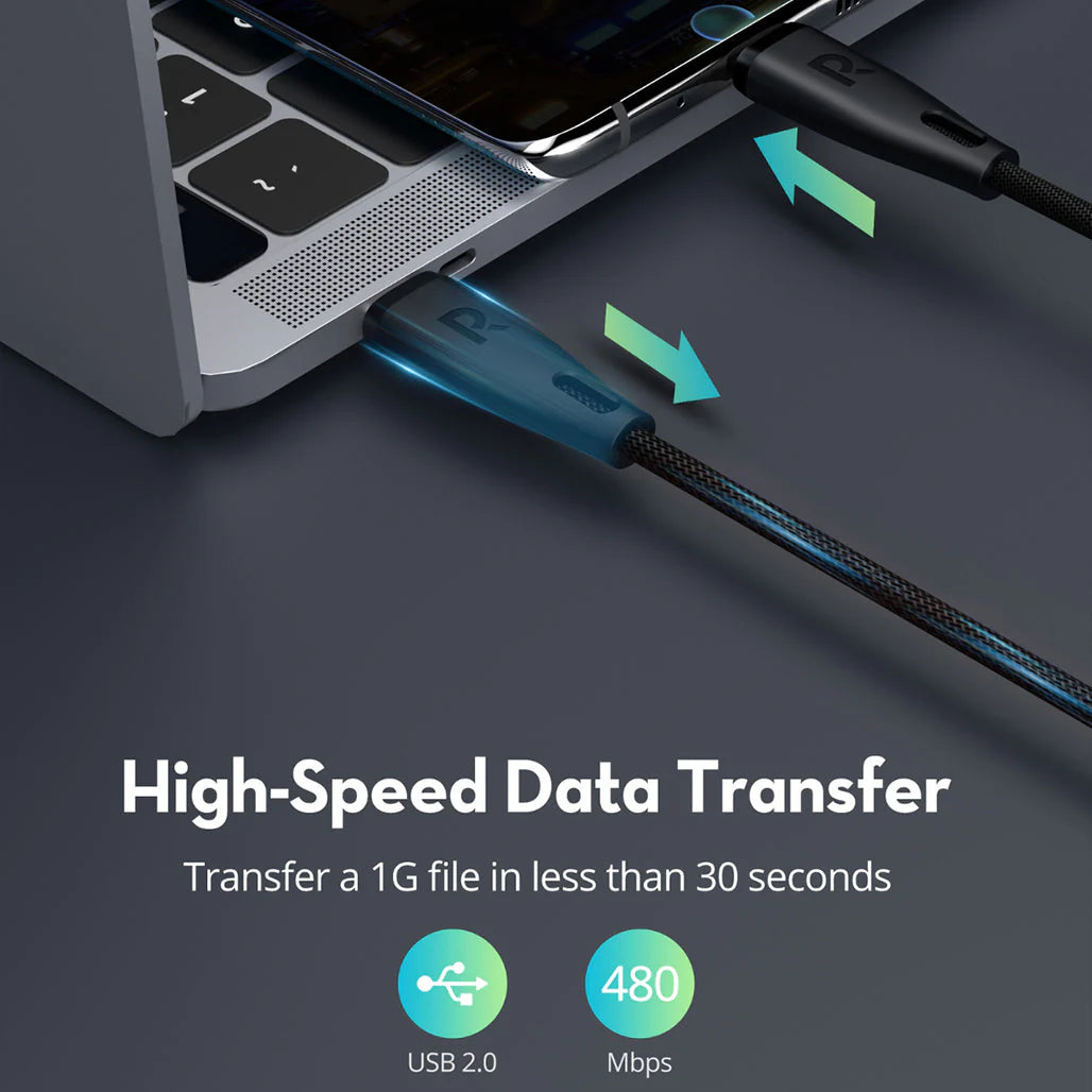 RAVPower RP-CB1037 60W C-C 1.2M USB2.0 3A Cable