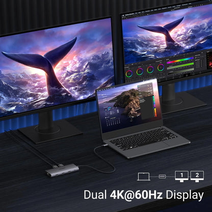 UGREEN Revodok Pro 210 USB-C Hub 10-in-1 (1 × 4K@60Hz, 1 × 8K@30Hz)