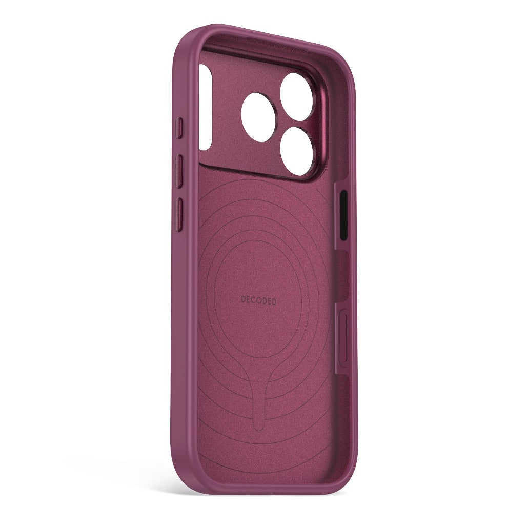 Decoded AntiMicrobial Silicone Case - Plum - iPhone 18 Pro/18 Pro Max