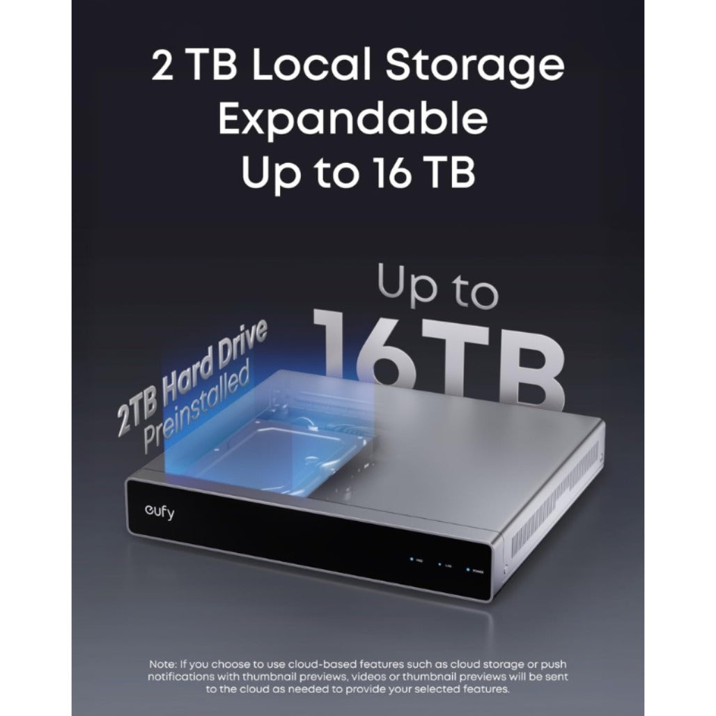 Eufy Network Video Recorder S4 - 8CH Up to 16CH