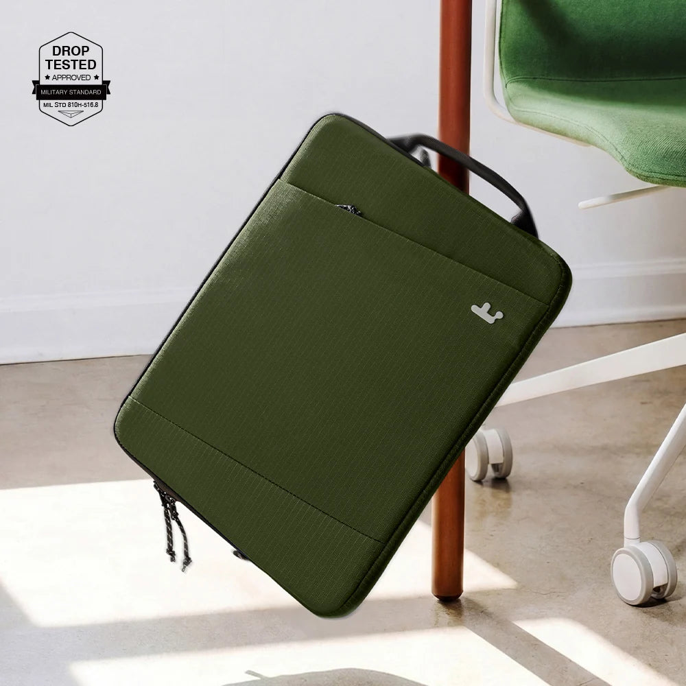 Tomtoc Essence-A35 Protective Laptop Sleeve for 14 inch New MacBook Pro - Green