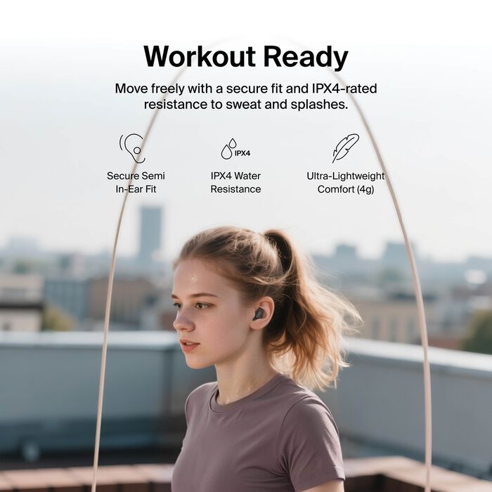 Belkin SoundForm Anywhere True Wireless Earbuds - Black