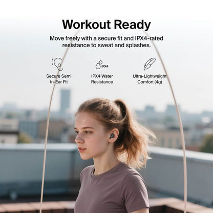 Belkin SoundForm Anywhere True Wireless Earbuds - Black