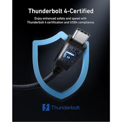 Anker Prime Thunderbolt 4 Cable (1m) – Ultra-Fast Charging & Data Transfer