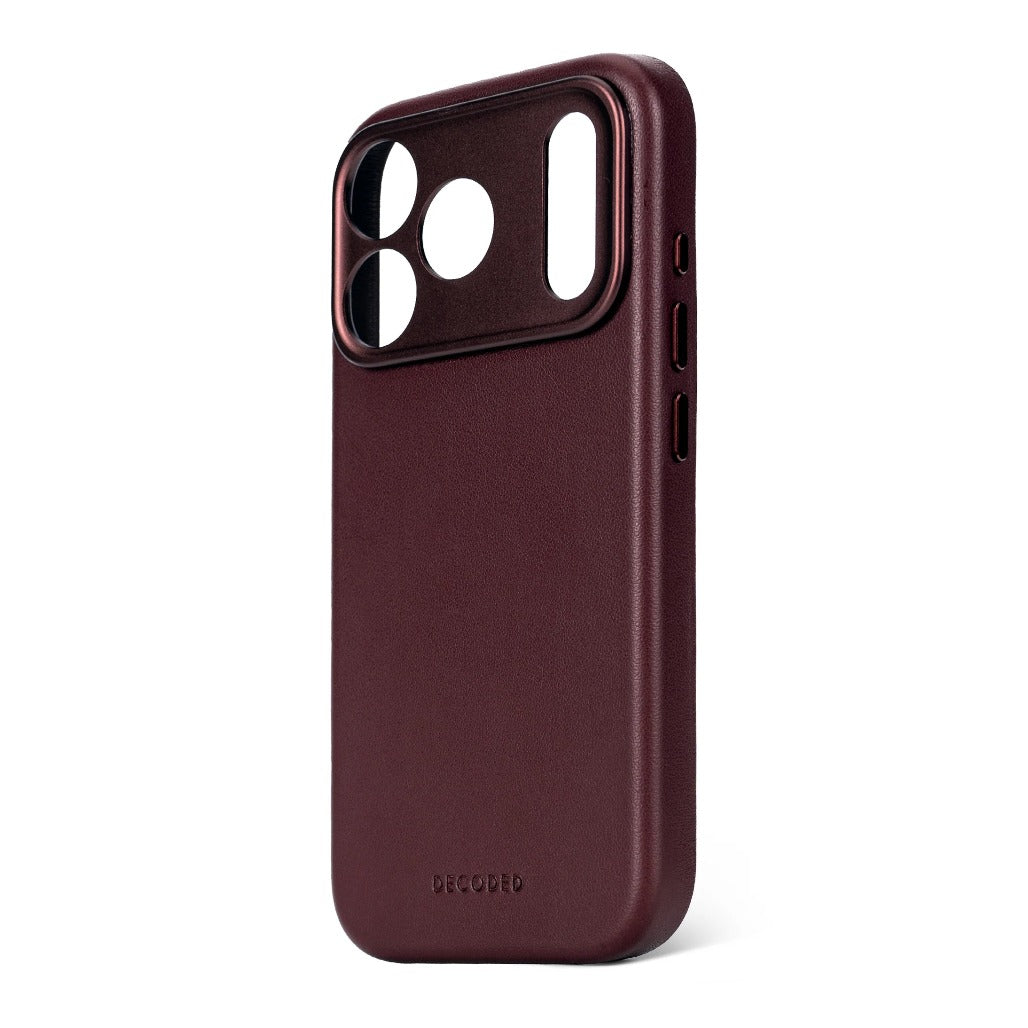 Decoded Leather Case | Burgundy Limited Edition | iPhone 17 Pro / iPhone 17 Pro Max