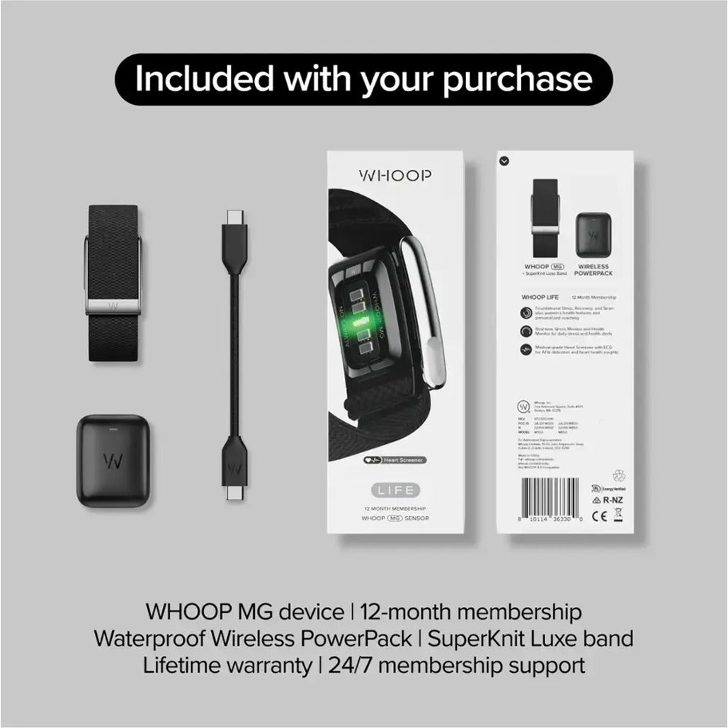 WHOOP Life MG Advanced Health and Fitness Tracker - MG