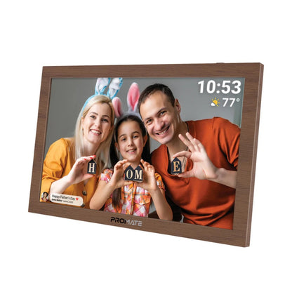 Promate Memoria-10 - 10.1" Vibrant Full HD Smart Multimedia Wi-Fi Digital Photo Frame