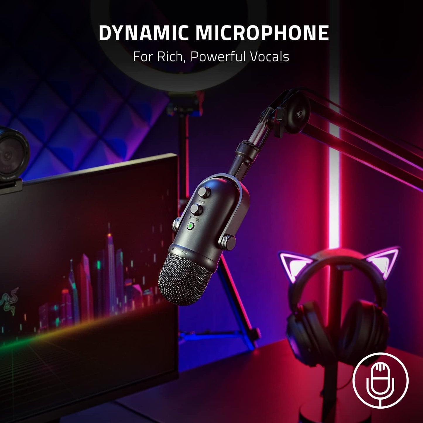 Razer Seiren V2 Pro – USB Streaming Microphone