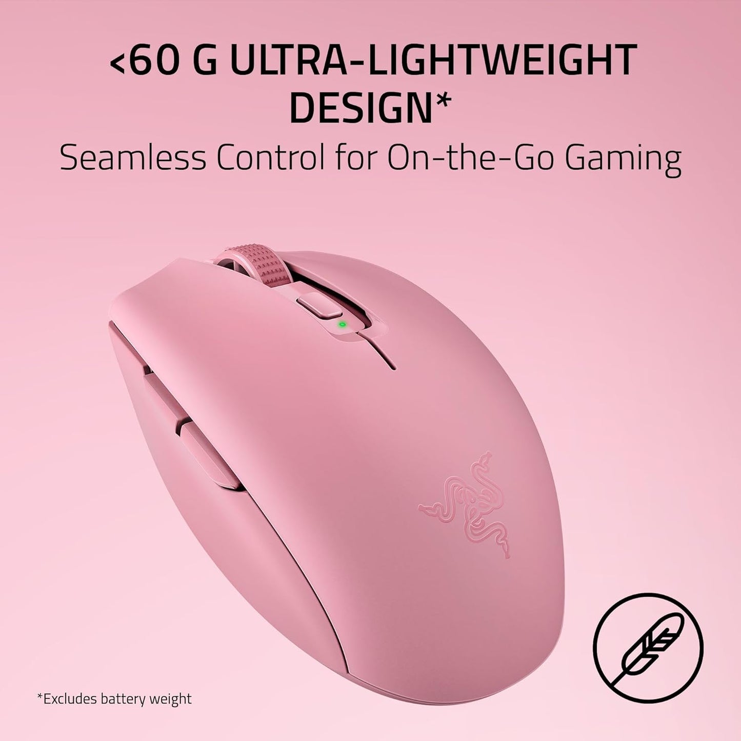 Razer Orochi V2 Quartz Edition – Ultra-Lightweight Wireless Gaming Mouse