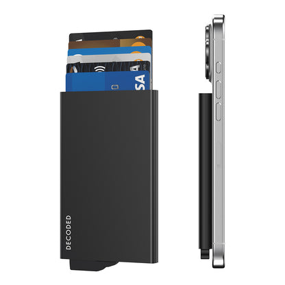 Decoded MagSafe Aluminum Cardholder for iPhone – Slim Magnetic Wallet with RFID Protection