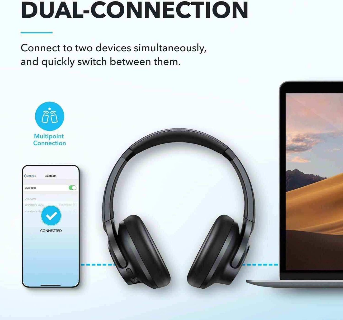 Soundcore by Anker Q20i True Wireless Noise Canceling Headphones - Pixel Zones