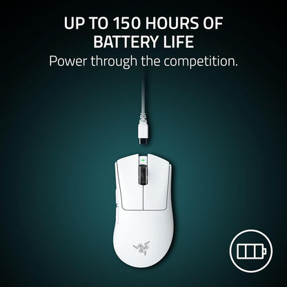 Razer DeathAdder V4 Pro - Ultra-LightWeight Wireless Ergonomic ESports Mouse