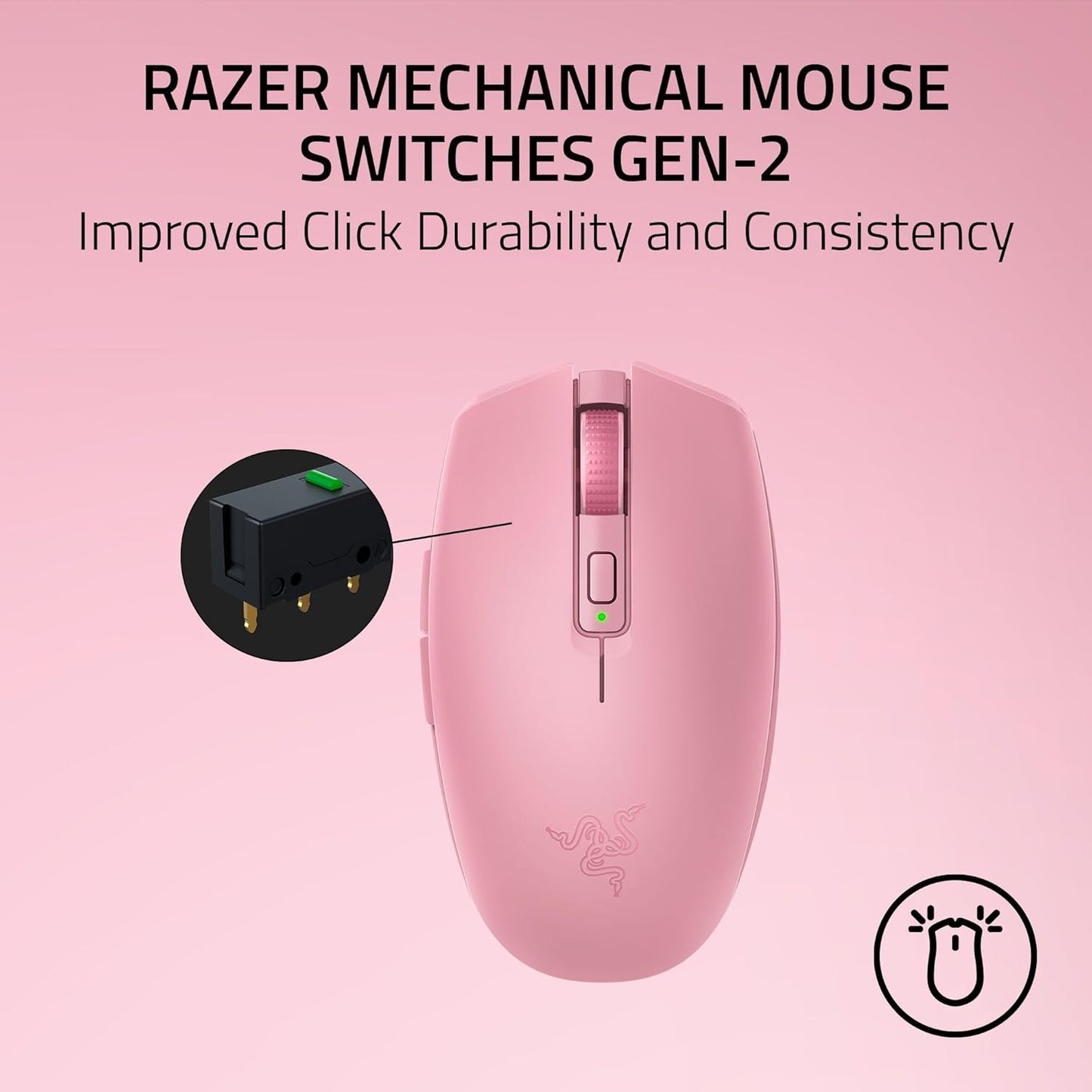 Razer Orochi V2 Quartz Edition – Ultra-Lightweight Wireless Gaming Mouse
