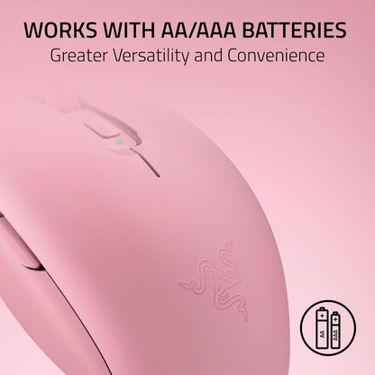 Razer Orochi V2 Quartz Edition – Ultra-Lightweight Wireless Gaming Mouse