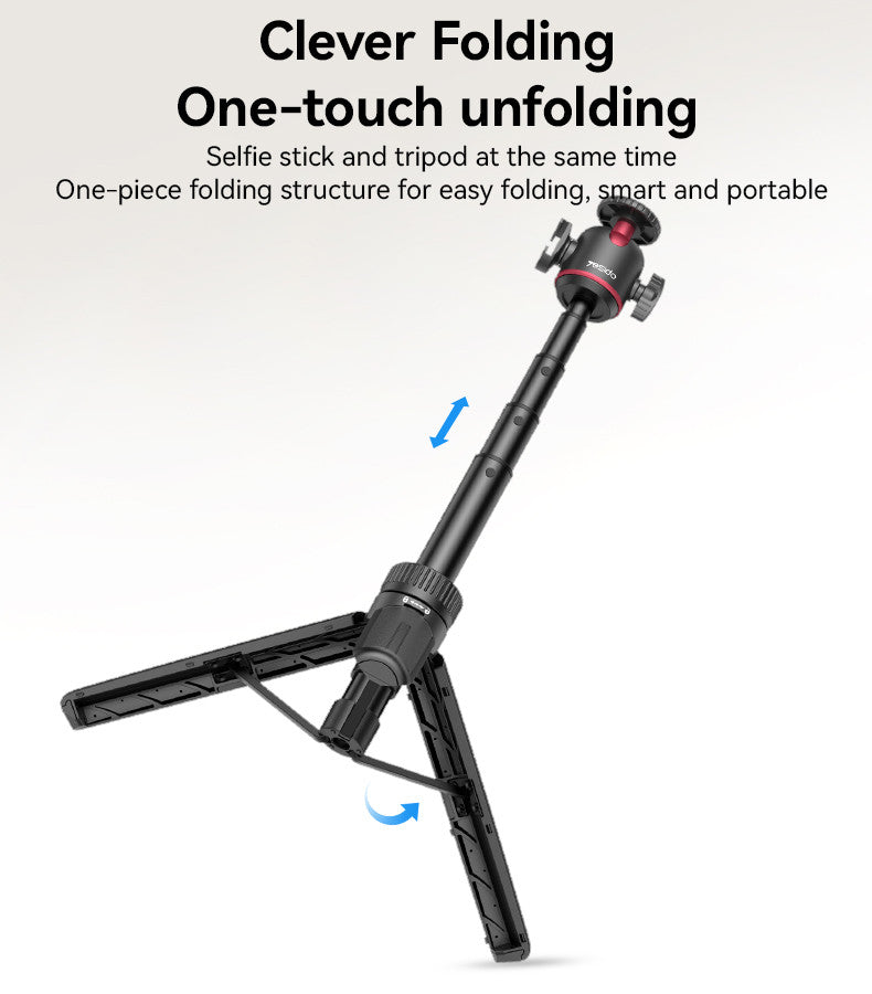 Yesido SF26 Tripod Stand + Camera, Phone Clip & Fill-In Light