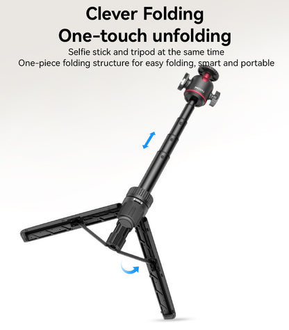 Yesido SF26 Tripod Stand + Camera, Phone Clip & Fill-In Light