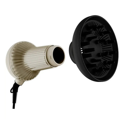 Porodo Portable High-Speed Hair Diffuser and Dryer for Curly Hair - Black & Gold