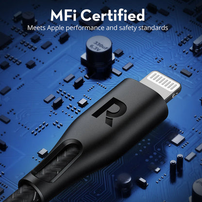 RAVPower RP-CB1027 USB-A to Lightning Cable MFi Certified