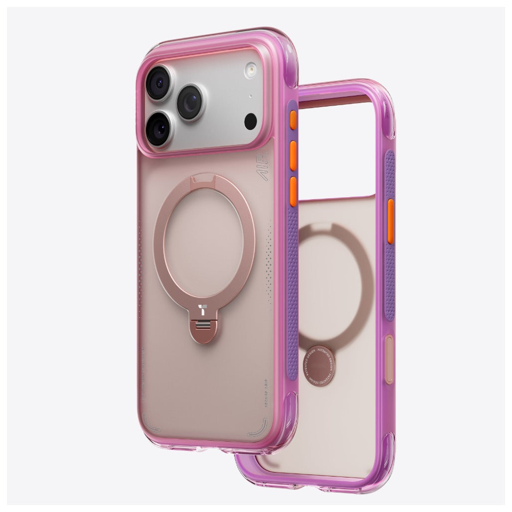 Torras Ostand Spin Q3 Air For iPhone 17 Pro / iPhone 17 Pro Max - Neon Pink