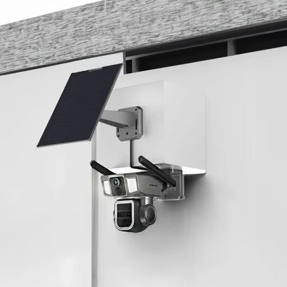 Powerology 4G/WiFi 360° Dual Lens Outdoor Camera - Black