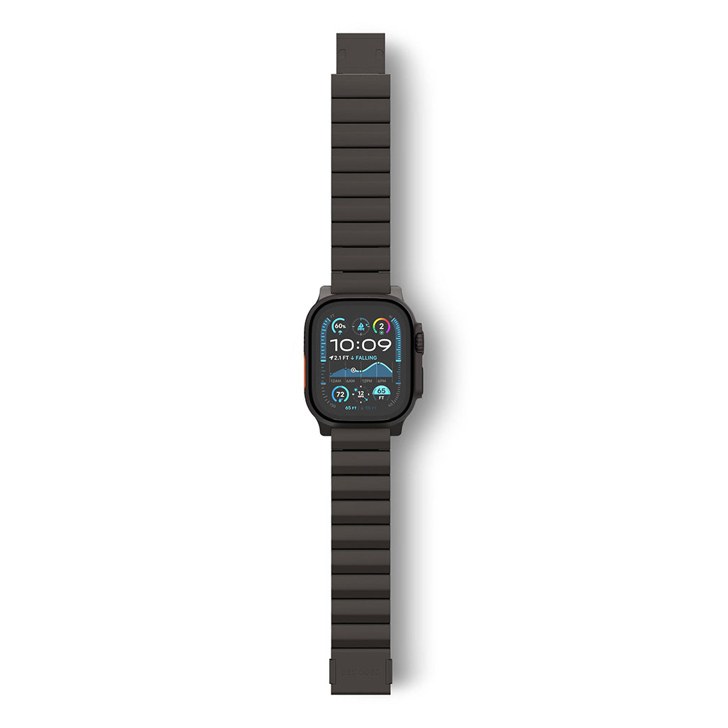 Decoded Black Titanium Watch Band for Apple Watch Ultra 1, 2 & 3 – Magnetic Metal Link Bracelet
