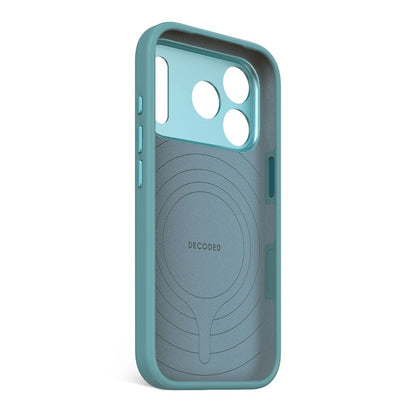 Decoded AntiMicrobial Silicone Case | Retro Blue | iPhone 17 Pro