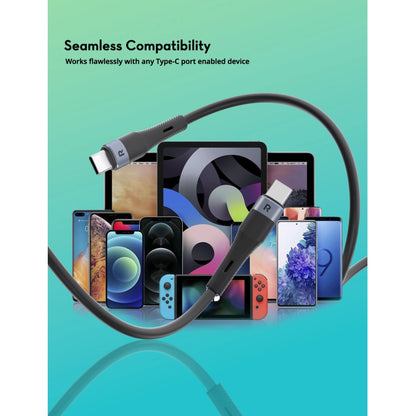 RAVPower RP-CB1038 60W Charge & Sync 60W Silicone C-C Cable 1M