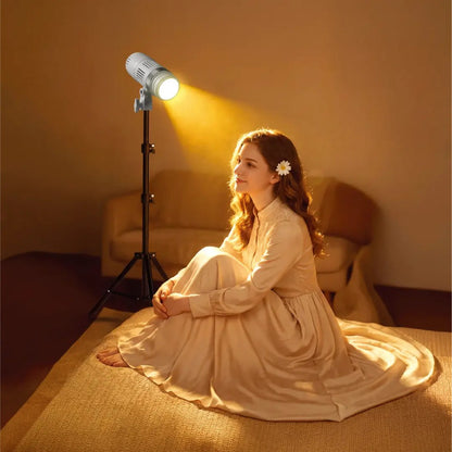 Porodo Lifestyle Cannes Vision Portable Dimmable LED Photography Spotlight - White