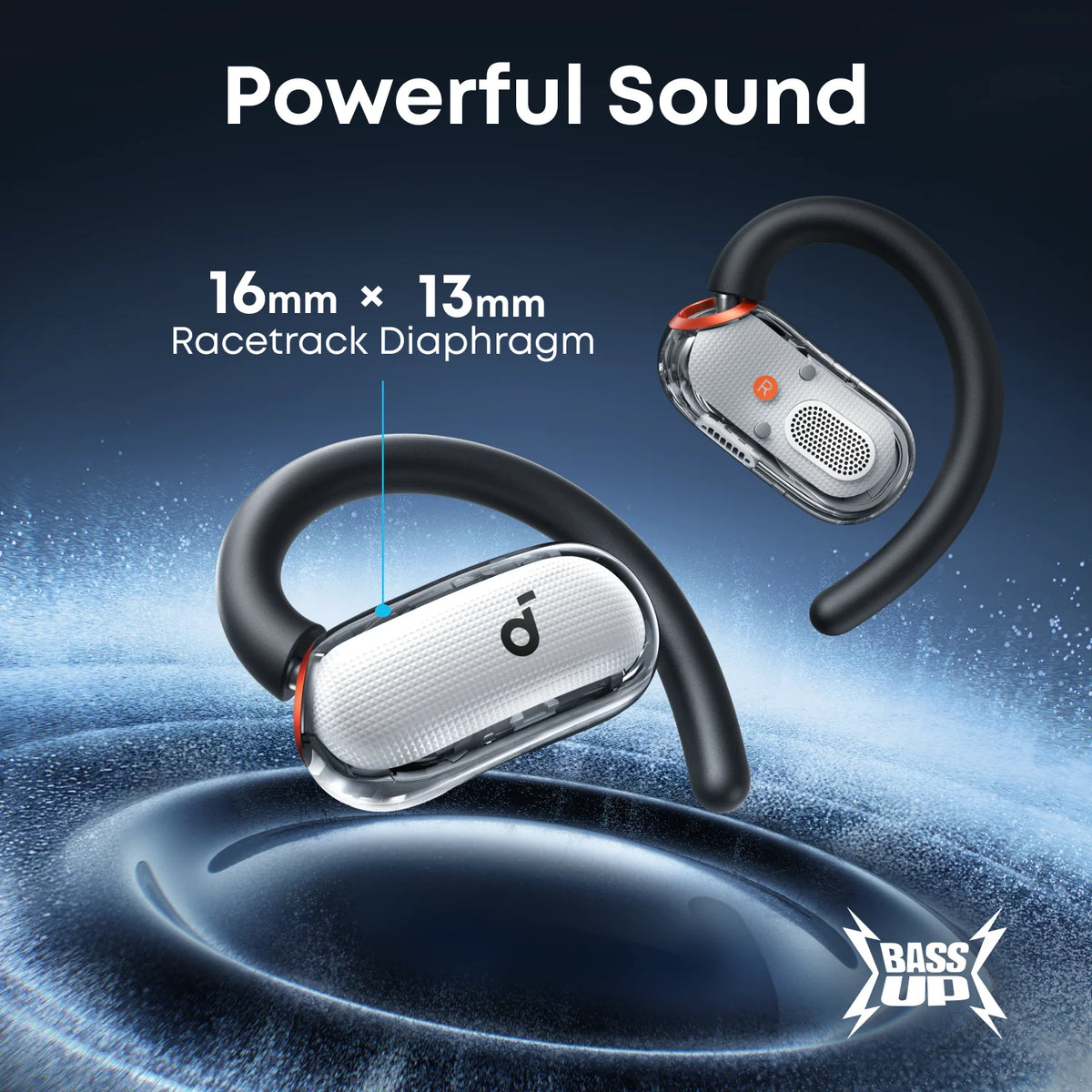 Soundcore by Anker V40i | Comfortable Fit and Clear Sound, Lidless Case