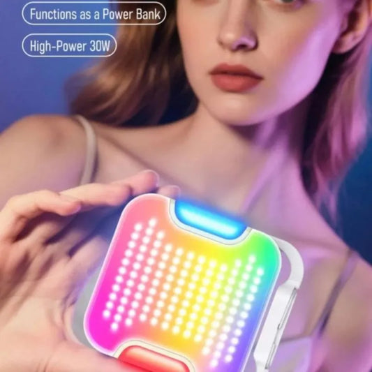 Jmary FM-428RGB Pocket-Sized Magnetic 30W Portable RGB LED Video Light