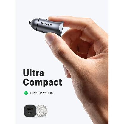 UGREEN 40858 30W Car Charger with 60W USB C Cable PD&QC3.0 Fast Charge
