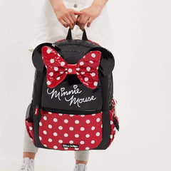 Smiggle Red Minnie Mouse® Classic Kids Backpack