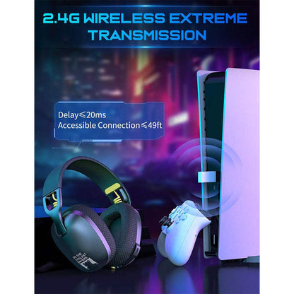 ONIKUMA B2 Headset Bluetooth 5.3 | 2.4G | Wireless | Wired Three Mode Lightweight E-Sports Gaming Headphone