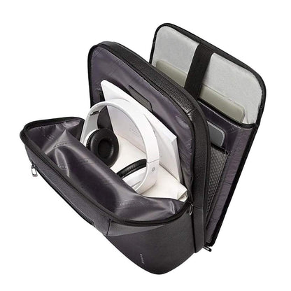 BANGE 6625 Super-Light Genuine Leather 15.6″ Waterproof Laptop Backpack