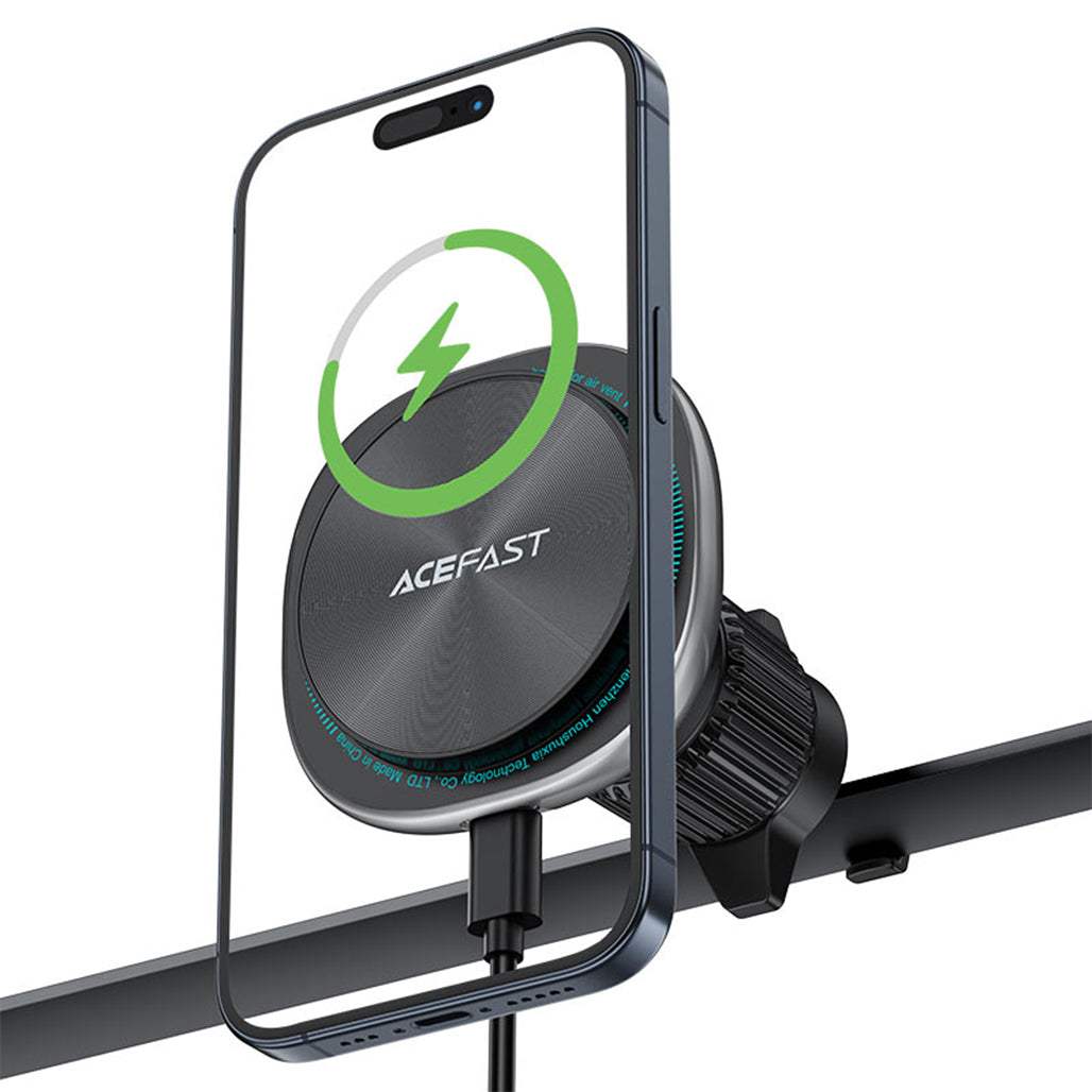 Acefast D41 MagSafe Fast Wireless Charger and Holder for Air Vent