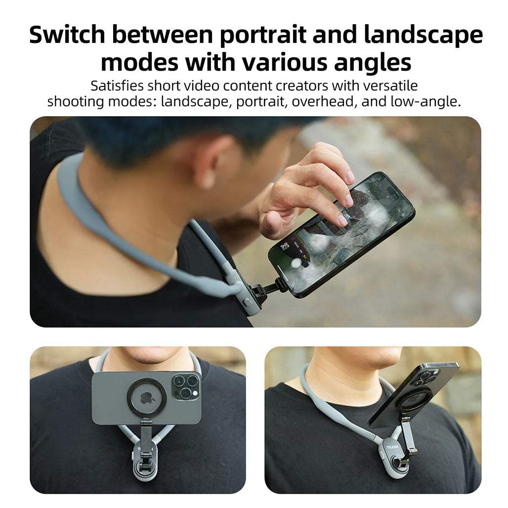 TELESIN Magnetic Neck Mount for Phones