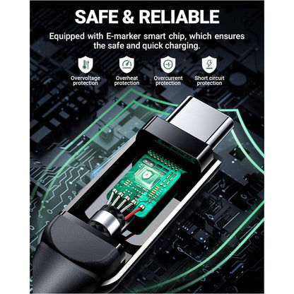 Acefast C6-03 100W Fast Charging Digital Display Superb Durability Data Cable USB-C to USB-C